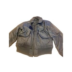 Serval Men's Vintage Military Flight Bomber Jacket Green Army Style